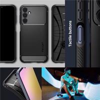 Pouzdro Spigen Rugged Armor pro Samsung Galaxy A25 5G - matně černé 8809971221382