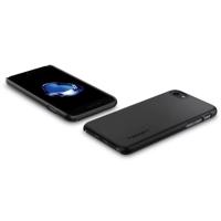 Pouzdro Spigen Thin Fit pro iPhone 7 / 8 / SE 2020 / 2022 - černé 8809466645433