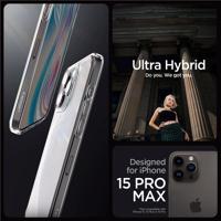 Pouzdro Spigen Ultra Hybrid pro iPhone 15 Pro Max - čiré matné 8809896749169