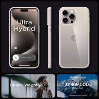 Pouzdro Spigen Ultra Hybrid pro iPhone 15 Pro Max - přírodní titan 8809971220989