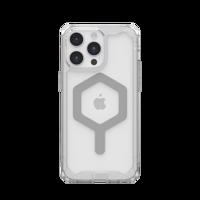 Pouzdro UAG Plyo MagSafe pro iPhone 15 Pro Max - čiré stříbrné 840283910036