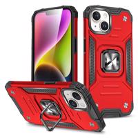 Pouzdro Wozinsky Ring Armor pro iPhone 15 - červené 5907769321115