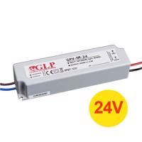 PREMIUMLUX Napájecí zdroj 100W 4A 24V DC, voděodolný / venkovní, Global Leader Power LUX00951