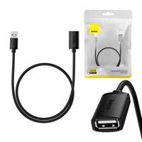 Prodlužovací kabel Baseus USB 2.0 samec-samice, řada AirJoy, 0,5 m (černý) 047014