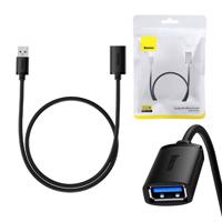 Prodlužovací kabel Baseus USB 3.0 samec-samice, řada AirJoy, 0,5 m (černý) 047004