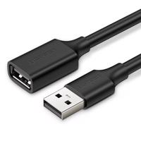 Prodlužovací kabel Ugreen USB (samec) - USB (samice) 2.0 480Mbps 1,5 m černý (US103) 6957303813155