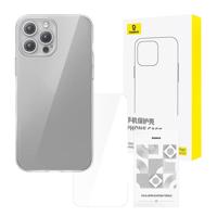 Průhledné pouzdro Baseus iPhone 15 Pro + tvrzené sklo 054741