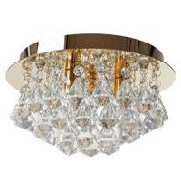 Rea CRISTAL PLAFONOVÁ LAMPA APP1038-3CP Zlatá OSW-06821