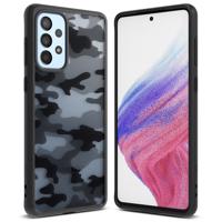 Ringke Fusion Matte pouzdro s gelovým rámečkem Samsung Galaxy A73 černé 8809848205378