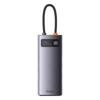 Rozbočovač 6v1 Baseus Metal Gleam Series, USB-C na 3x USB 3.0 + 2x HDMI + USB-C PD 035211