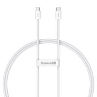 Rychlonabíjecí kabel USB-C na USB-C Baseus Superior 2 100W 1m (bílý) 063924