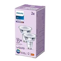 Sada 2x LED žárovka LED GU10 Reflektor 3.5W = 35W 255lm 4000K Neutrální bílá PHILIPS PHSECW0004