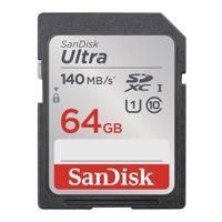 SANDISK ULTRA SDXC 64GB 140MB/s UHS-I Class 10 CARD (SDSDUNB-064G-GN6IN)