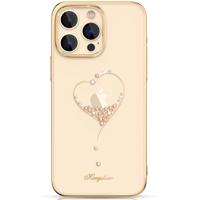 Silikonové pouzdro s krystaly Swarovski Kingxbar Wish Series pro iPhone 14 Plus - zlaté 6959003508102