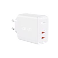 Síťová nabíječka Acefast 2x USB typu C 40W, PPS, PD, QC 3.0, AFC, FCP bílá (A9 bílá) 6974316280200 6974316280200