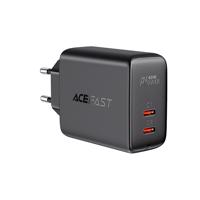 Síťová nabíječka Acefast 2x USB typu C 40W, PPS, PD, QC 3.0, AFC, FCP černá (A9 černá) 6974316280194 6974316280194