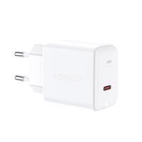 Síťová nabíječka Acefast GaN USB typu C 30W, PD, QC 3.0, AFC, FCP bílá (A21 bílá) 6974316281139 6974316281139