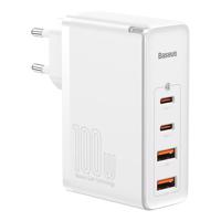 Síťová nabíječka Baseus GaN2 Pro, 2x USB + 2x USB-C, 100 W, EU (bílá) 026540 026540