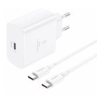 Síťová nabíječka Foneng EU62 USB-C 45W + kabel USB-C (bílá)