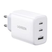 Síťová nabíječka UGREEN CD275, 2x USB-C, 1x USB, 65W (bílá) 049102 049102