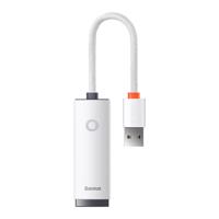 Síťový adaptér USB na RJ45 řady Baseus Lite, 100Mb/s (bílý) 033799