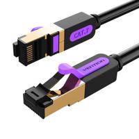 Síťový kabel CAT7 SFTP Vention ICDBJ RJ45 Ethernet 10Gbps 5m černý