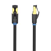 Síťový kabel CAT8 SFTP Vention IKABF RJ45 Ethernet 40Gbps 1m černý