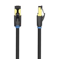 Síťový kabel CAT8 SFTP Vention IKABN RJ45 Ethernet 40Gbps 15m černý