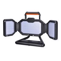 Solight LED reflektor 30W, přenosný, nabíjecí, 3000lm, oranžovo-černý WM-30W-RE