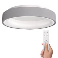 Solight LED stropní světlo kulaté Treviso, 48W, 2880lm, stmívatelné, dálkové ovládání, šedá WO768-G