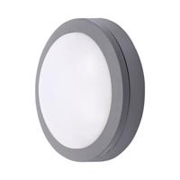 Solight LED venkovní osvětlení SIENA kulaté, šedé, 13W, 910lm, 4000K, IP54, 17cm, Neutrální bílá WO746