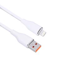 Solight lightning kabel, USB 2.0 A konektor - Lightning konektor, silikon, 0,5m