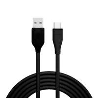 Solight USB-C kabel, USB 2.0 A konektor - USB-C 3.1 konektor, silikon, 1m