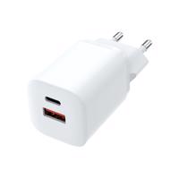 Solight USB-C + USB-A fast charger GaN 33W PD DC75