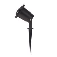 SPECTRUMLED FLORI GU10 ALU RAY 250V IP65 98X160MM Černá SPIKE, ADJUSTABLE SLIP012013