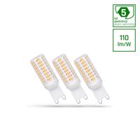 SPECTRUMLED LED G9 230V 4W Studená bílá stmívatelné SMD 5Y WARRANTY PREMIUM 3ks