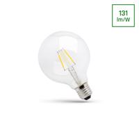 SPECTRUMLED LED GLOB G125  E-27 230V 8W COG Neutrální bílá CLEAR SPECTRUM