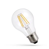 SPECTRUMLED LED GLS A60 E-27 230V 8,5W COG Teplá bílá CLEAR SPECTRUM