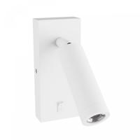 SPECTRUMLED MADARA SLIM MR11 SWITCH SCONCE 230V IP20 38X95 + BASE140X60X25 Bílá SLIP003039