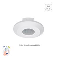 SPECTRUMLED PIR SENSOR 360DEG 2KW 8M 1-10V SURFACE IP20 230V WI-FI/BT SPECTRUM SMART WOJ+05782