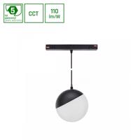 SPECTRUMLED SYSTEM SHIFT CCT- GLOBE P SUSPENDED SPHERE TRACK LIGHT  FI100 (815MM CABLE) 5W 165DEG Černá CCT SWITCH 5Y WARRANTY