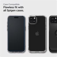 Spigen ALM Glass FC tvrzené sklo pro iPhone 15 Plus - černé 2 ks. 8809896752091