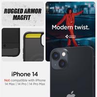 Spigen Rugged Armor Mag pouzdro s MagSafe pro iPhone 14 - matně černé 8809811865141