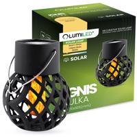 Svítidlo solární LED Lampion Koule 7cm IGNIS Latarenka zahradní IP44 1800K LUMILED