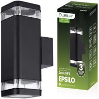 Svítidlo zahradní externí Svítidlo fasádní 2x GU10 LED IP54 Góra Dół EPSILO LUMILED LUMOGR1294