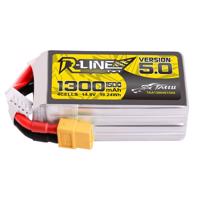 Tattu R-Line Version 5.0 1300mAh 14,8V 150C 4S1P Lipo baterie s konektorem XT60 Plug