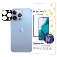 Tvrzené sklo 9H pro fotoaparát iPhone 15 Pro Max Wozinsky Full Camera Glass - černé 5907769308994