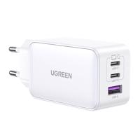 UGREEN 15334 Síťová nabíječka Nexode, 2xUSB-C, USB-A 3.0, PD3.0, QC4.0, GaN, 65W (bílá) 046382