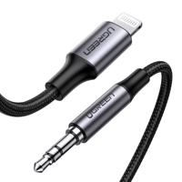 Ugreen audio kabel AUX MFI Lightning - 3,5 mm mini jack 1 m šedý (70509) 6957303875092