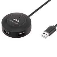 Ugreen HUB 4v1 USB-A - 4xUSB-A 2.0 480Mb/s 1m černý (CR106) 6957303822775